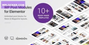 WP Post Modules for NewsPaper and Magazine Layouts (Elementor Addon)